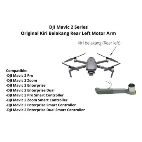 Dji Mavic 2 Pro Left Rear Arm Motor - Dji Mavic 2 Zoom Motor Kiri